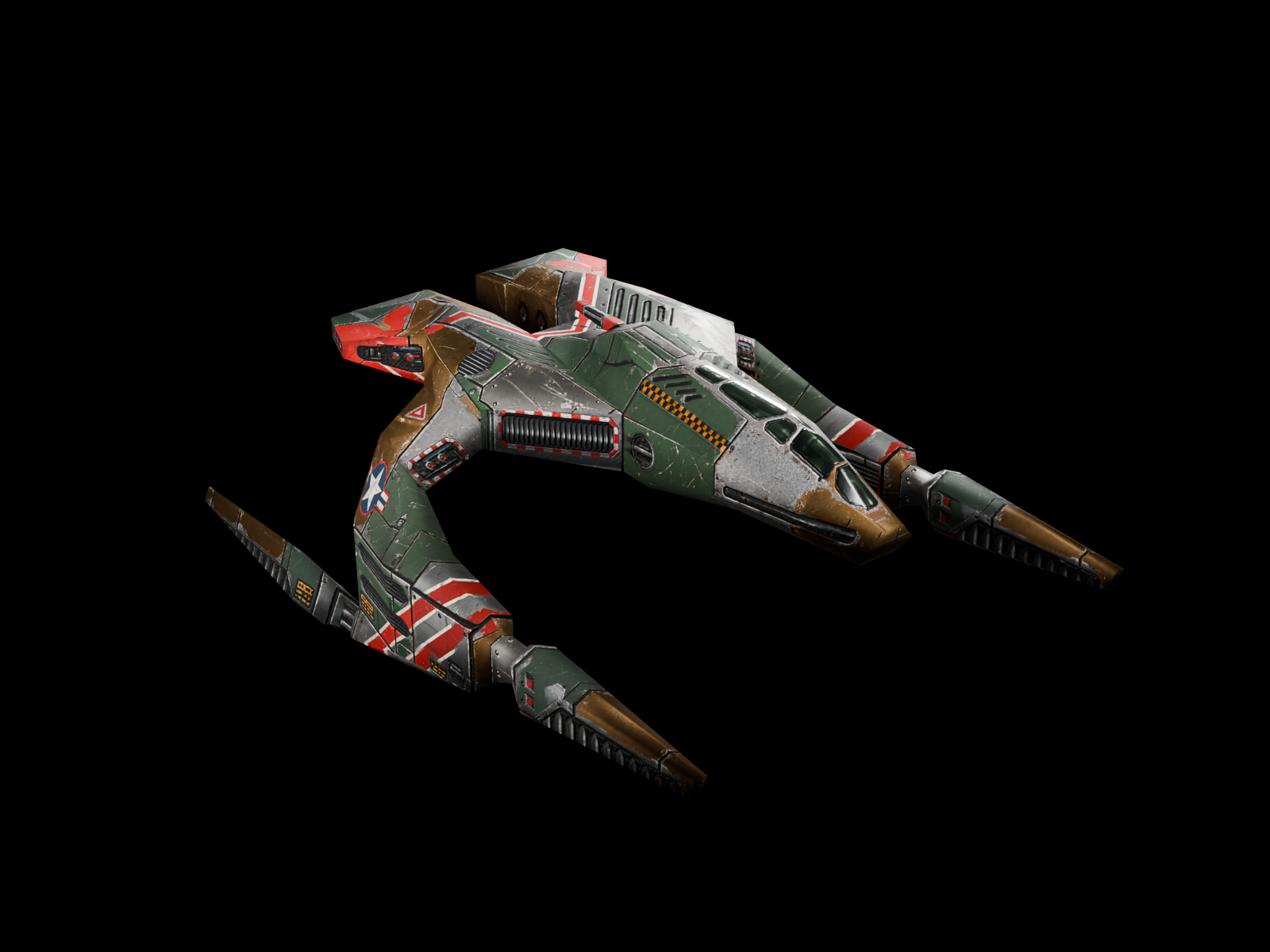 Predator Worn - v16 Continuous Fins